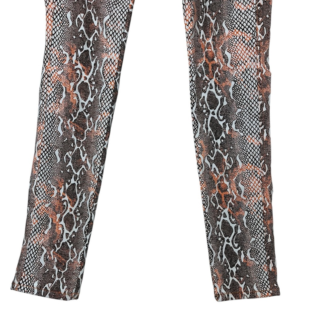 Swank A PoshStatement Snakeskin Print Pants Size L | Stretchy Skinny Fit - Picture 3 of 8
